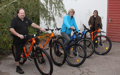Mit den neuen Fährrädern können gemeinsame Radtouren mit den Kindern und Jugendlichen geplant werden.